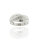 Ring 925/- Silber, rhodiniert, teilmatt Gr. 54