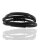 Armband Edelstahl schwarz, Leder schwarz, Verlängerung 1,4 cm