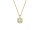 Viventy Anhänger mit Kette, 17 Zirkonia 925/-Silber Gelbgold 42+3 cm