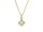 Viventy Anhänger mit Kette, 21 Zirkonia, Silber Gelbgold