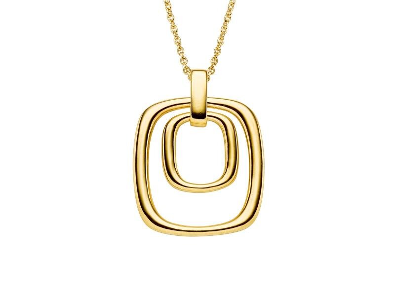 Viventy Anhänger mit Kette 925/- Silber vergoldet 42+3 cm