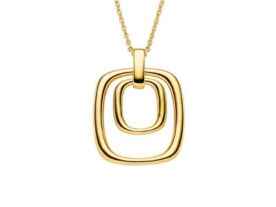 Viventy Anhänger mit Kette 925/- Silber vergoldet...