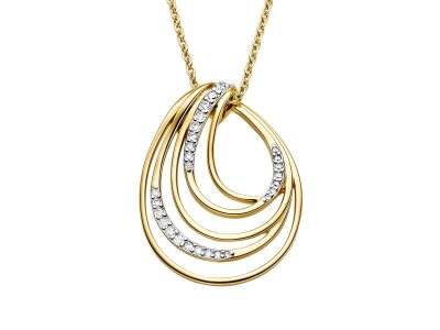 ViventyKette mit Anhänger 28 Zirkonia, 925/- Silber...