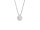 Viventy Collier mit Anhänger 925/- Silber rhodiniert 45cm, 15 Zirkonia