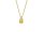 Viventy Anhänger mit Kette 925/- Silber Gelbgold 1 Citrin, 3 Zirkonia 42+3 cm