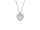Viventy Collier mit Herz 925/- Silber rhodiniert 45cm, 33 Zirkonia, 1 Blautopas beh.