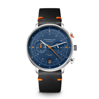 Sternglas Hamburg Chrono Küste blau S01-HC06-EB05 42 mm