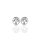 Ohrstecker,Silber,rhodiniert,Baum,12mm Ø