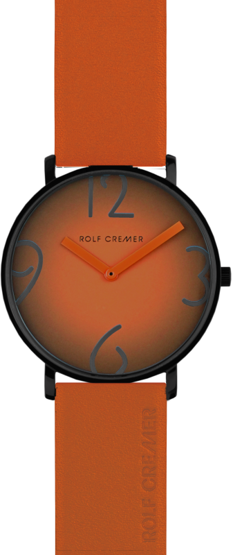 Rolf Cremer Flat44 V 504865 Unisex Armbanduhr Orange
