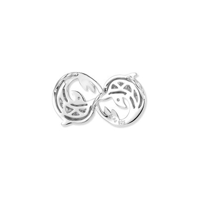 Seinerzeit White Delfin Infinity Anhänger SZA-3990-490