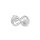 Seinerzeit White Delfin Infinity Anhänger SZA-3990-490