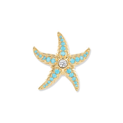 Seinerzeit Sully Aqua Seestern Anhänger SZA-3960-476