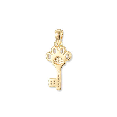 Seinerzeit Crystal Paw Schlüssel Anhänger SZA-3960-492