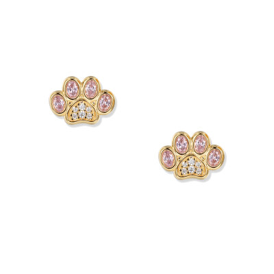 Seinerzeit Blush Paw Pfoten Ohrringe SZA-2968-492