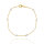 Armband 925/-,rhod.,vergoldet,diamantiert,Kugeln oval