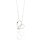 Collier 925/-,rhod.,Herz,Zirkonia,40+2,5+2,5cm