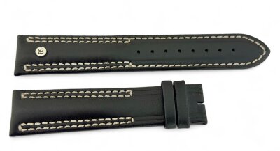 Bruno Söhnle Lederband schwarz 22 mm ohne...