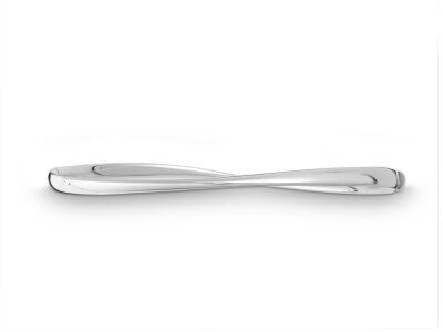 Quinn 925/- Silber Armreif mit Scharnier gedreht