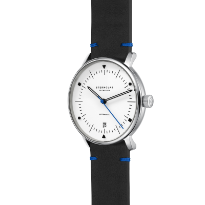 Sternglas Naos Automatik Edition Bauhaus X blau silber /...
