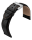 Uhrenlederband Imola Schwarz 22 mm XXL