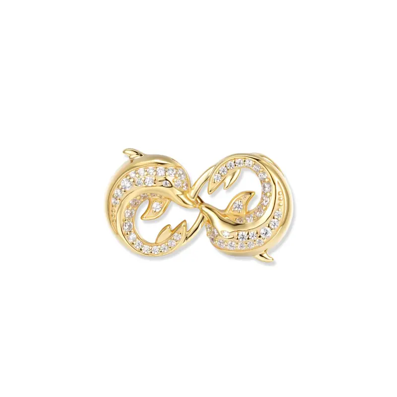 Seinerzeit Crystal Delfin Infinity Anhänger SZA-3960-490