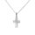 Anhänger Kreuz Sterlingsilber 925/- 18 x 11 mm