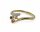 Brillantring 585/- Gelbgold mit Rubin / Saphir Gr.58