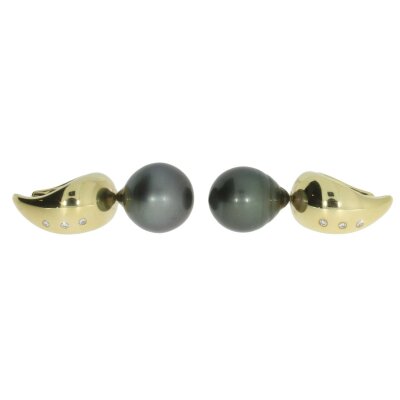 Kettler Ohrhänger 380315 mit Tahiti-Perle und Brillanten