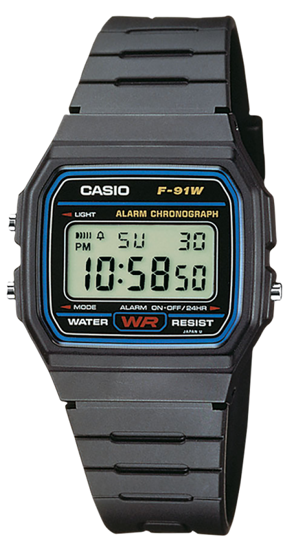 Casio Collection F-91W-1YEG