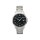 Adora Herrenuhr Edelstahl mit Metallband schwarzes Zifferblatt AB6235
