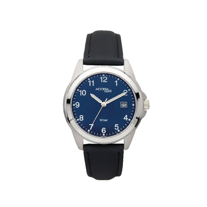 Adora Saphir Herrenuhr mit Lederband AS4275