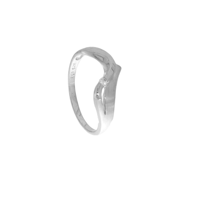 Damenring 925/- Zirkoniabesatz Gr.58